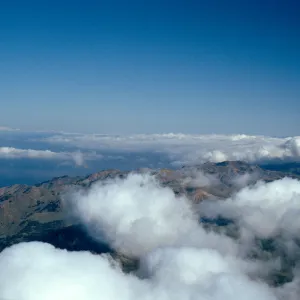 North ridge & fog, Santa Cruz Island