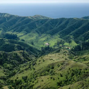 Stanton Ranch from trail to Peak 1848 East, Santa Cruz Island