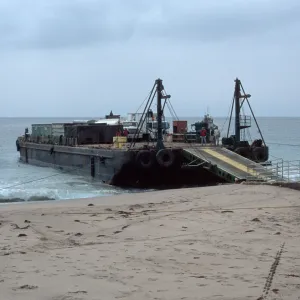 barge, Daytona Beach, San Nicolas Island
