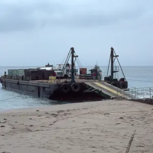 barge, Daytona Beach, San Nicolas Island