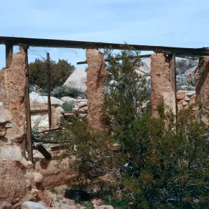 ruins, Ghost Mountain, Anza-Borrego State Park, San Diego County