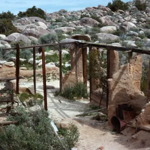 ruins, Ghost Mountain, Anza-Borrego State Park, San Diego County