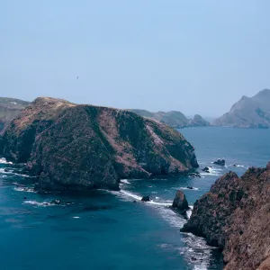 looking West from West end of East Anacapa Island