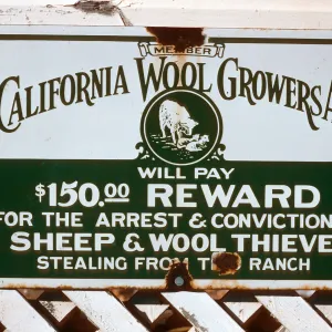 sign, Scorpion Ranch, Santa Cruz Island