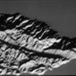 shaded relief map,Santa Cruz Island