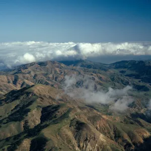 North ridge & Central Valley, from vicinity of Picacho Diablo, Santa Cruz Island