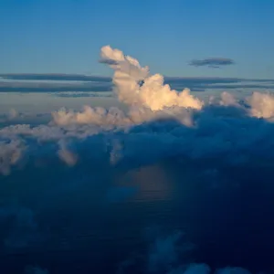 clouds on flight to San Nicolas Island
