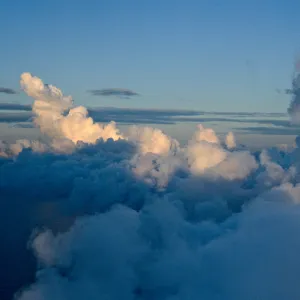 clouds on flight to San Nicolas Island