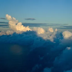 clouds on flight to San Nicolas Island