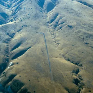 Smugglers airfield, road system, Santa Cruz Island