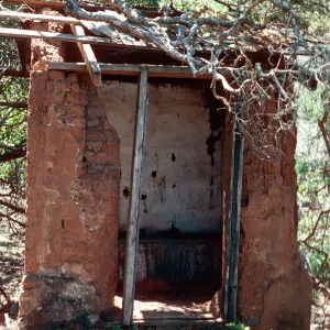 Middle Ranch outhouse ruins, Santa Cruz Island