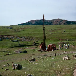 oil well, East end, Santa Cruz Island