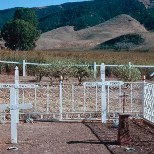 graveyard at chapel, Stanton Ranch, Santa Cruz Island