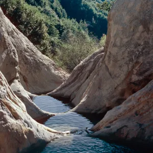 Seven Falls, Mission Canyon, Santa Barbara County