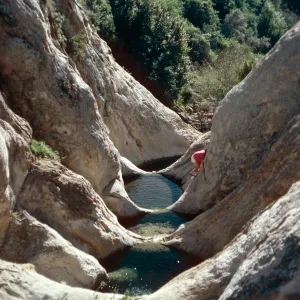 Seven Falls, Mission Canyon, Santa Barbara County