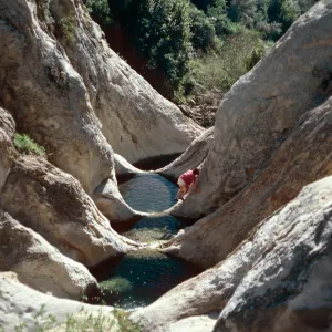Seven Falls, Mission Canyon, Santa Barbara County