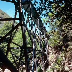 flume to Jameson Lake from Alder Creek, Santa Barbara County