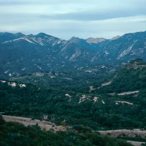 Santa Lucia Mountains from Lopez Canyon Road, San Luis Obispo County