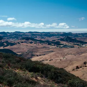 Los Osos Valley, from West Cuesta Summit Road, San Luis Obispo County