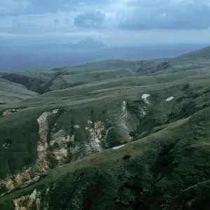 Scorpion drainage, view of Anacapa Island, Santa Cruz Island