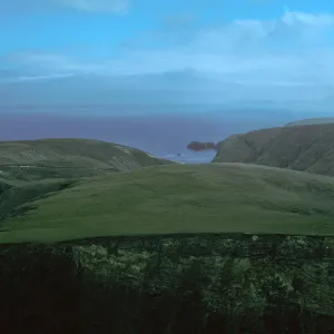 view of Scorpion Bay, Santa Cruz Island