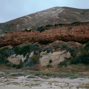 bluffs at Pozo Beach, Santa Cruz Island