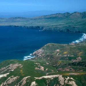 West end view, Santa Cruz Island
