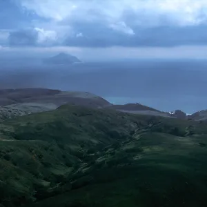 view of Smugglers Cove, Anacapa Island, Santa Cruz Island