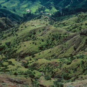 Stanton Ranch from trail to Peak 1848 East, Santa Cruz Island