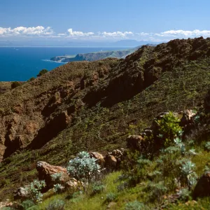 North shore from near Peak 1848 East, Santa Cruz Island