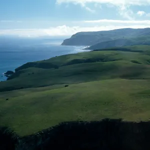 view of Smugglers Cove, Santa Cruz Island