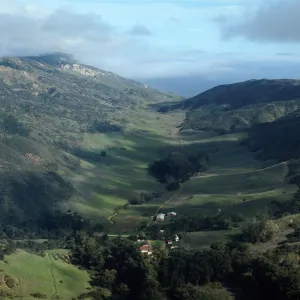 ranch & Central Valley - looking East, Santa Cruz Island