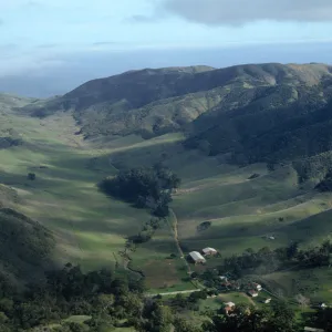 ranch & valley - looking East, Santa Cruz Island