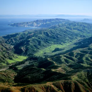 Central Valley, looking East, Santa Cruz Island