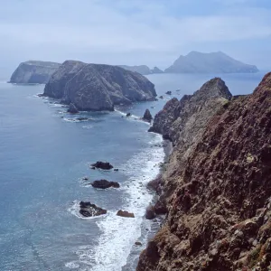 Inspiration Point view - looking West from East Anacapa Island