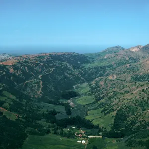 Stanton Ranch, Central Valley, looking West, Santa Cruz Island