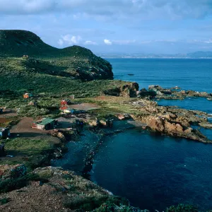 fishing village, South end, Todos Santos Island