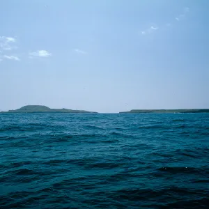 North and South islands, (North on right),Todos Santos Island