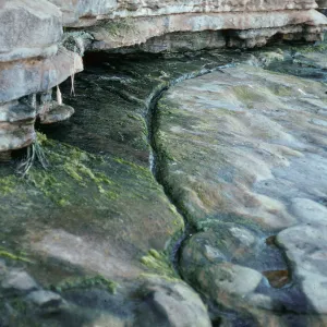 Indian water system, Red Eye Beach, San Nicolas Island