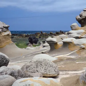 Coastline near rock crusher, San Nicolas Island