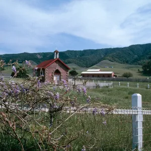Santa Cruz Island chapel, built in 1891, Santa Cruz Island