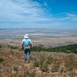 Caliente Peak, overlooking Cuyama Valley