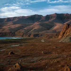 Christy Beach at sundown, Santa Cruz Island