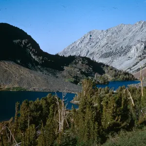 upper & lower Hoover Lakes - 9,950 ft elevation, Mono County, 8/29/1966