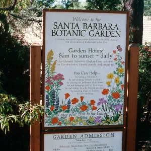Garden sign, 1990