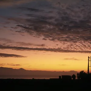 sunrise at Vail Ranch, Santa Rosa Island, Feb. 1965